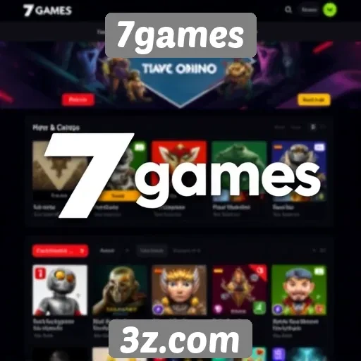 Análise da interface do usuário do site 7games
